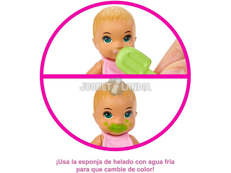Barbie Skipper Porte-bébé Heure du Bain Mattel GHV84