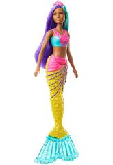 Barbie Sirena Dreamtopia Viola e Blu Mattel GJK10