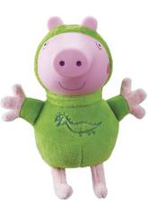 Peppa Pig Peluche George avec Lumière Pyjama Vert Bandai 6917