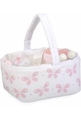 Cestino Elegance Rosa con Accessori Arias 6034