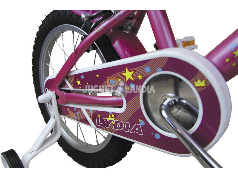 Bicicletta da 16 Lydia con Cesta e Porta bambole Umit J1661