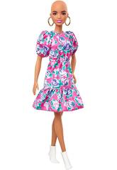 Barbie Fashionistas Robe Rose à Fleurs Mattel GHW64