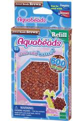 Aquabeads Pack Perles Bijou Marron Epoch Para Imaginar 32738