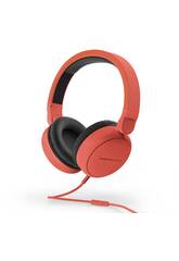 Headphones Kopfhrer Style 1 Talk Chili Red Energy Sistem 44883
