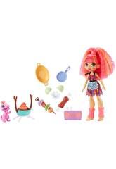 Cave Club Poup�e Emberly Bbq Mattel GNL96