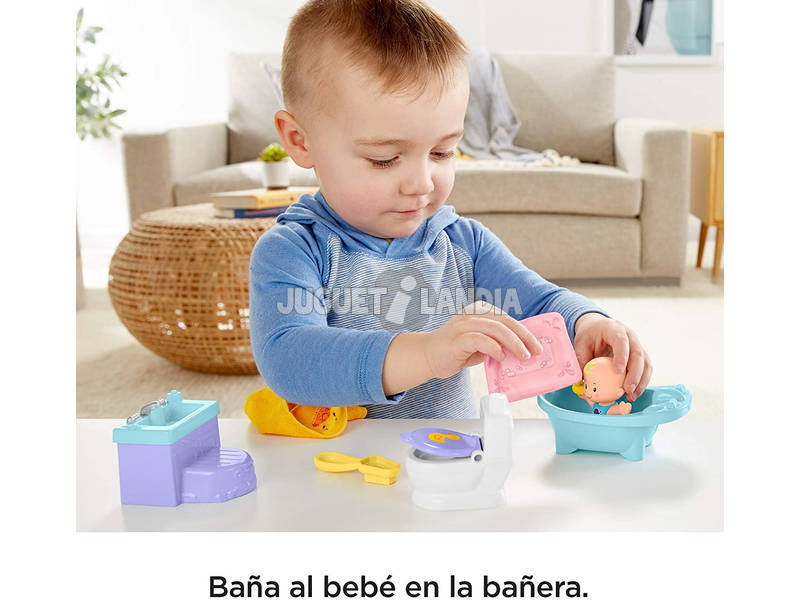 Little People Ausgehen und Waschen Babys Set Mattel GKP66