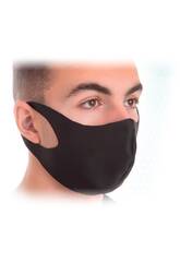 Hygienische schwarze Schutz-Neoprene Maske Kamabu 80025