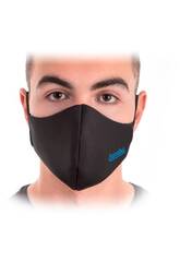 Schwarze Neoprene Hygienische Schutzmaske mit Gummibndern Kamabu 80026