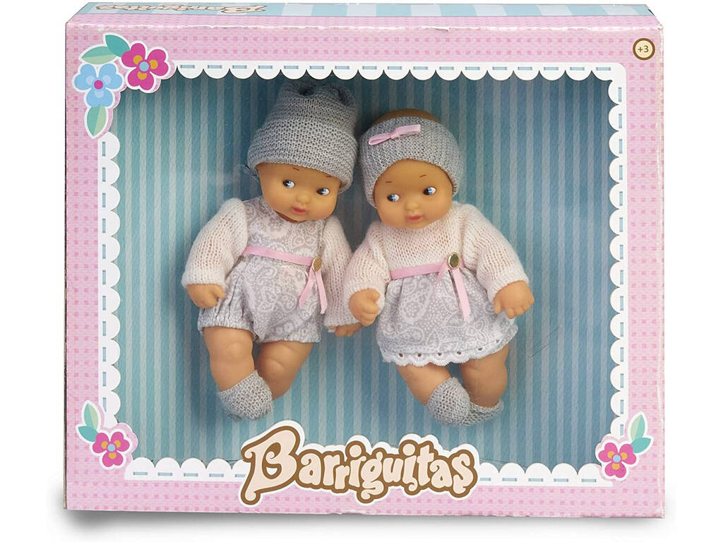 Zwillinge Barriguitas Babys Famosa 700015789
