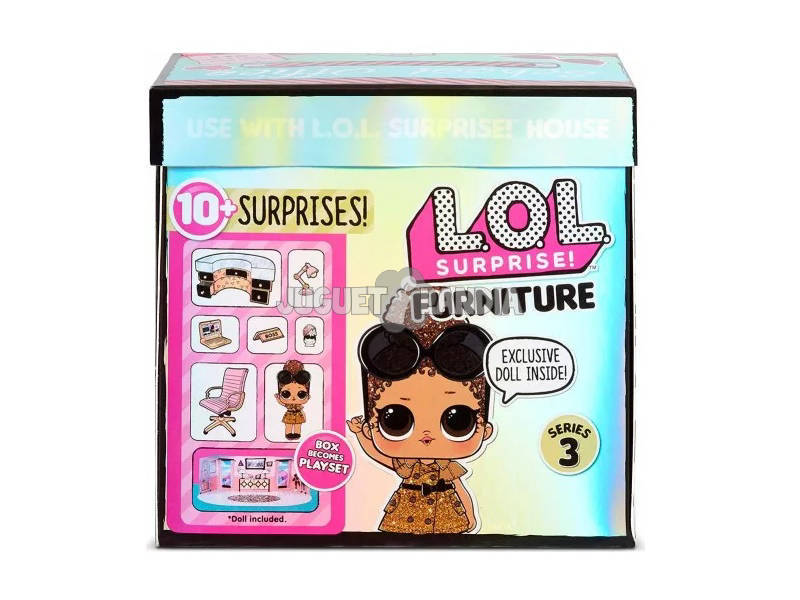 LOL Surprise Furniture Pack Con Bambola Serie 3 Giochi Preziosi LLUC8000