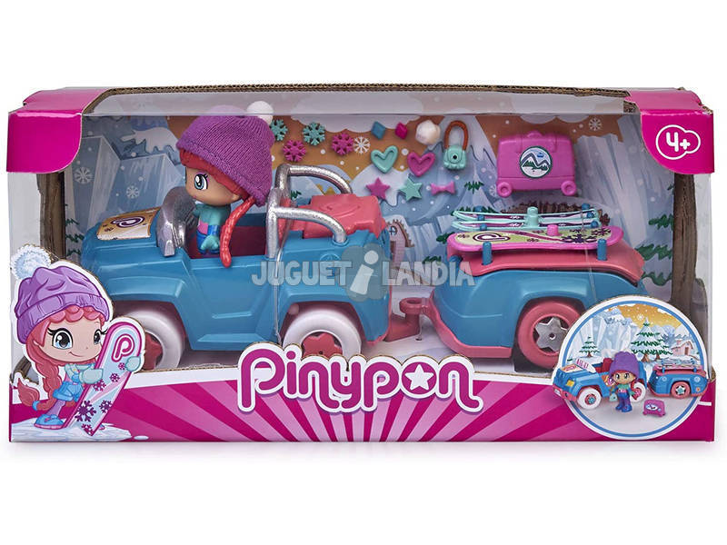 Pinypon Carro De Neve Com Reboque Famosa 700015772