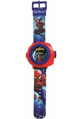 Spiderman Reloj Proyector Digital con 20 Proyecciones Lexibook DMW050SP