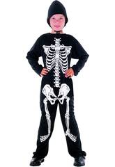 Kinderkostüm Kind Skeleton Grösse XL