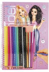 TopModel Livre de Coloriage avec Set 10049