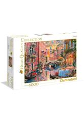 Puzzle 6000 Abenddmmerung in Venedig Clementoni 36524