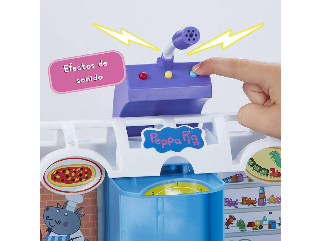 Peppa Pig A Casa de Madeira com Figura e Mobiliário Bandai CO07213 -  Juguetilandia