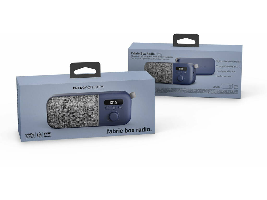 Radio Portatil Fabric Box Radio Navy Energy Sistem 44995