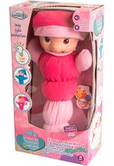 Poup�e 30 cm. Ver Rose avec des Lumi�res