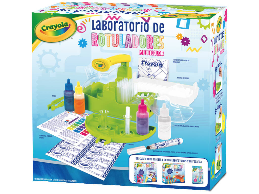 Laboratorio di Pennarelli Multicolore Crayola 25-5961