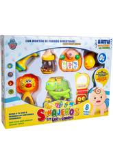 8 Sonajeros Piano con Luz y Sonidos