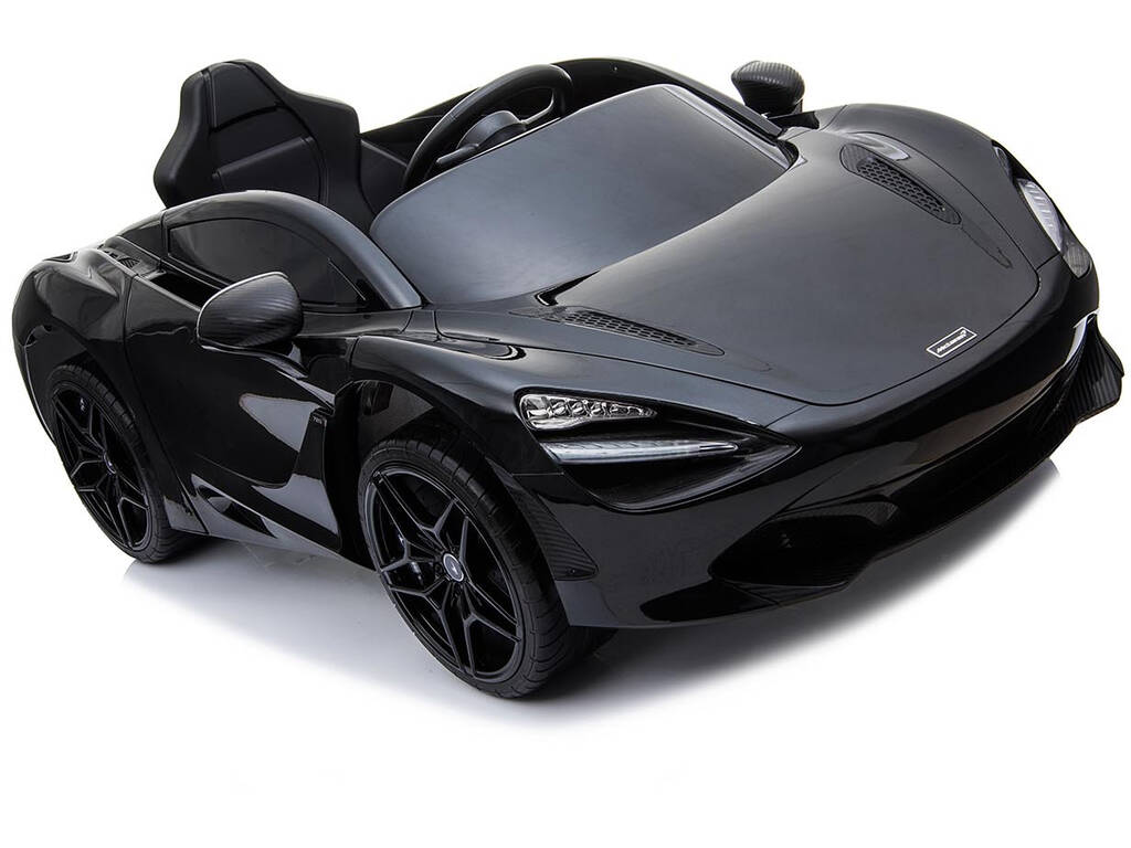 Voiture Décapotable McLaren 720S Noire Télécommandée à Batterie 12V