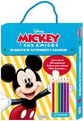 Mickey Y Sus Amigos Mi Maleta de Actividades y Colorear Edición Saldaña LD0879