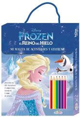 Frozen Ma valise d'activités et de coloriage Ediciones Saldaña LD0880