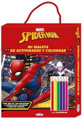 Spiderman Mi Maleta Actividades y Colorear Ediciones Saldaña LD0881