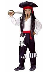 Costume Capitano Pirata Bambino Taglia M