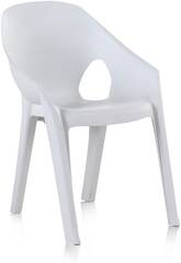 Cadeira Gaudí Branca Mobiliário de Jardim SP Berner 80694