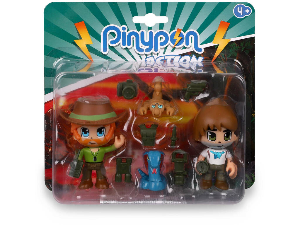 Pin y Pon Action Wild 2 Figuras e Animais 700016607