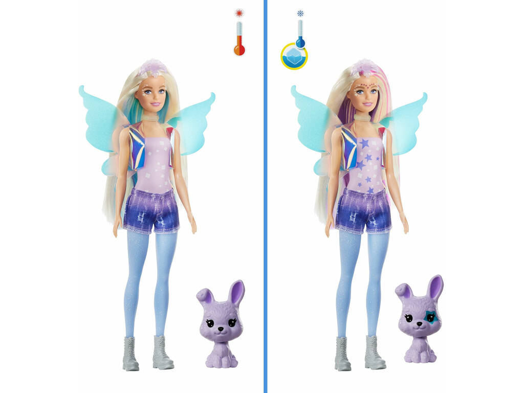 Barbie bambola Color Reveal Fata Mattel GXV94