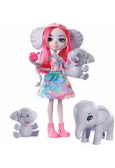 Enchantimals Familia Esmeralda Elephant Mattel GTM30
