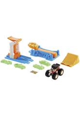 Hot Wheels Veh�culos Monster Truck Set Juego Explosi�n de Coches Mattel GVK08