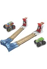 Hot Wheels V�hicules Monster Truck Jeu Double Destruction Mattel GYC80