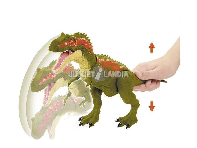 Jurassic World Albertosaurus masticatore Gigante Mattel GVG67