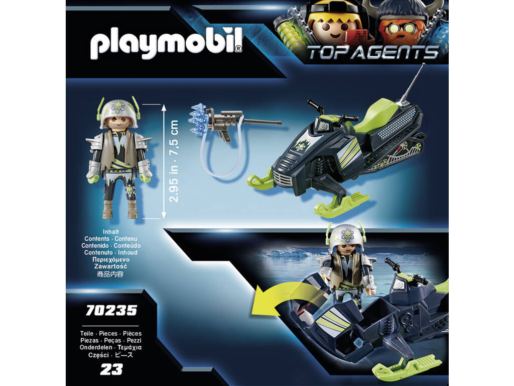 Playmobil TopAgents Artic Rebels Motoneige 70235