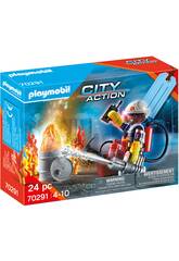 Playmobil Set Bomberos 70291
