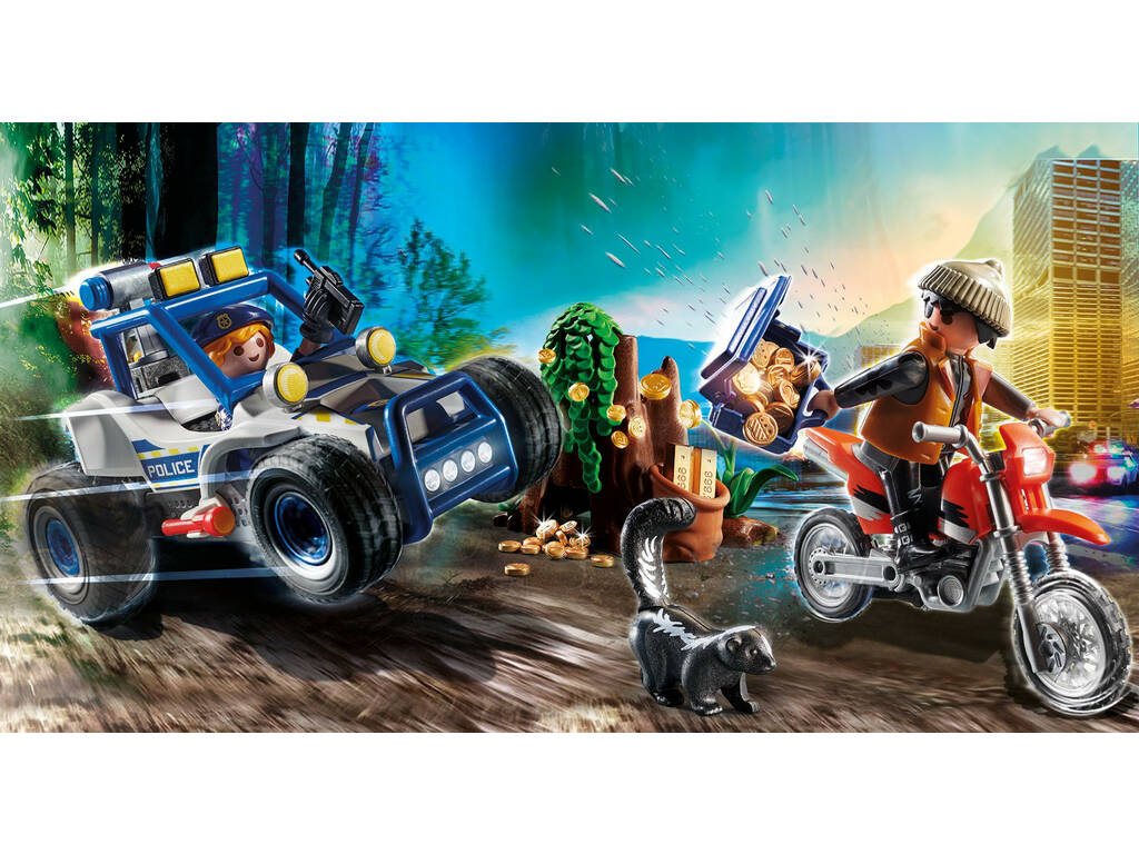 Playmobil City Action Vehículo Geländewagen-Diebjagd 70570
