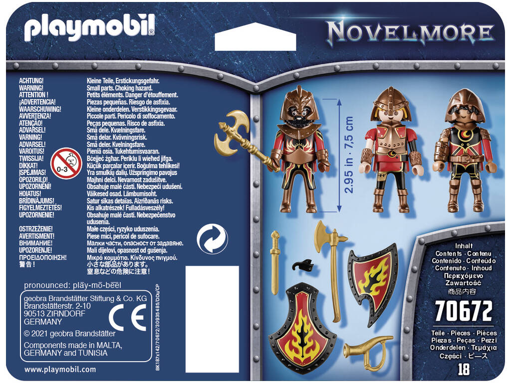 Playmobil Novelmore Set 3 Banditi di Burnham 70672
