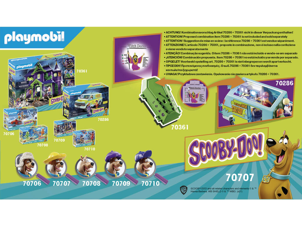 Playmobil Scooby-Doo Abenteuer mit Hexendoctor 70707