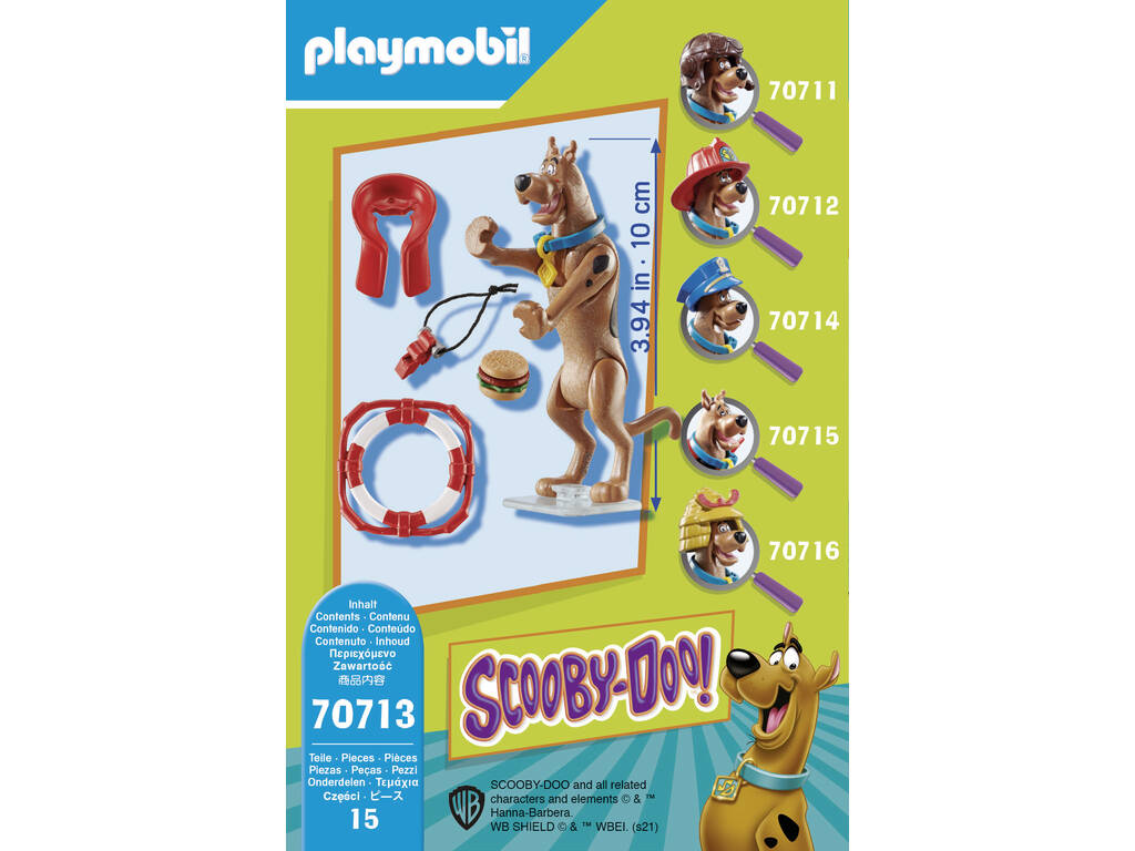 Playmobil Scooby-Doo Figura Coleccionable Socorrista 70713