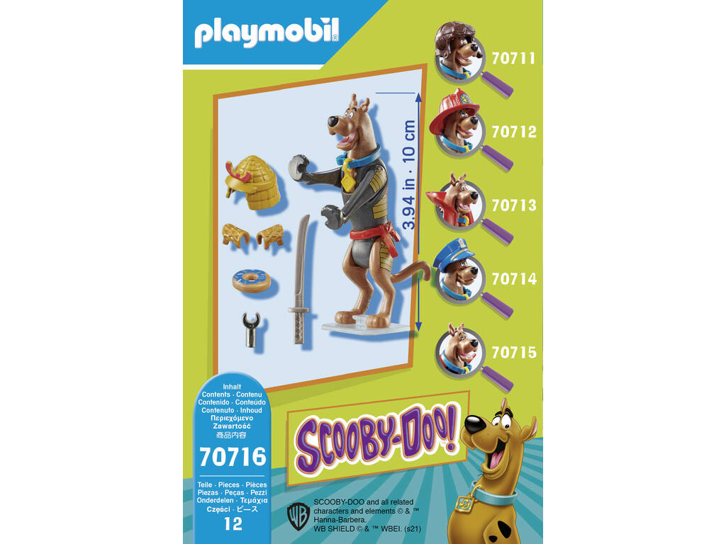 Playmobil Scooby-Doo Samouraï Figure de collection Playmobil Iberica 70716