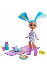 Cave Club Pyjama Party Poup�e pr�historique Tella Mattel GTH06