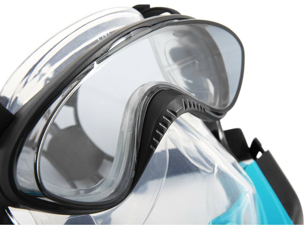 Máscara Mergulho Snorkel com 2 Tubos Hydro Pro Tamanho L/XL Bestway 24058