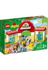 Lego Duplo Town Stall mit Ponys 10951