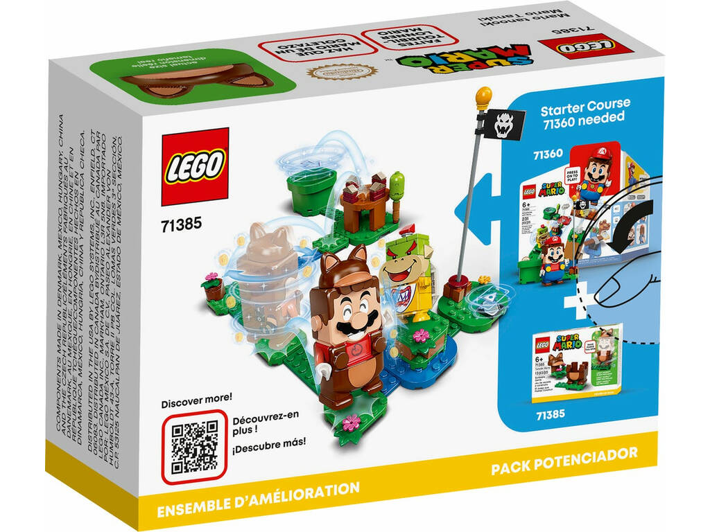 Lego Super Mario Pack de Puissance Mario Tanuki 71385