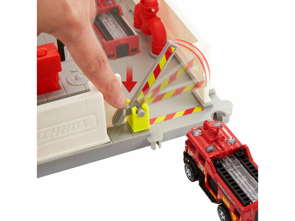Matchbox Action Drivers Feuerwehrstation mit Sounds Mattel HBD76