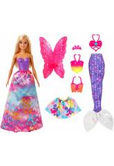 Barbie Dreamtopia Looks de Moda Mattel GJK40