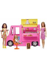 Barbie y Hermanas Vehículo Restaurante con Accesorios Mattel GWJ58